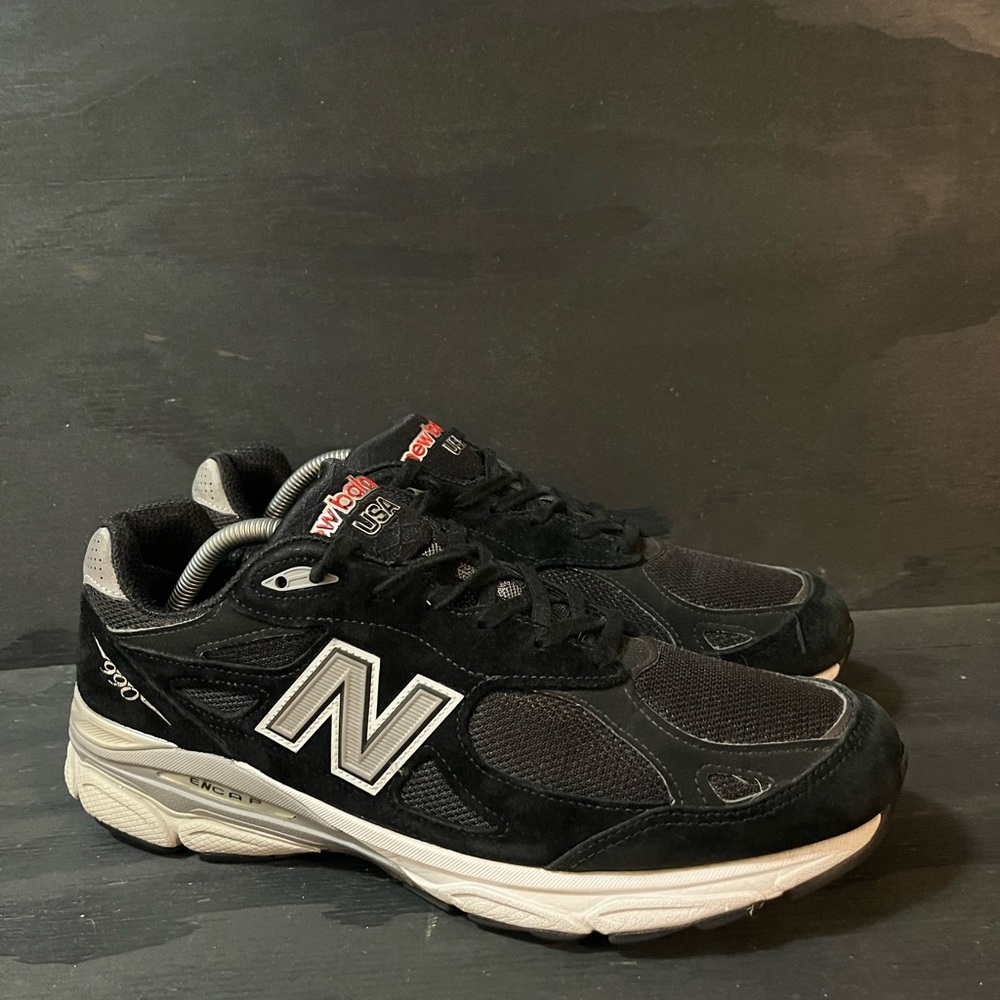 New Balance 990v3 Men’s Size 11 Made In USA Black Grey Shoes Sneakers